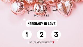 February in Love- Pick a Pile Tarot Reading  #moonsauvagetarot #lovetarot