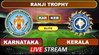 Ranji Trophy Live - Karnataka vs Kerala Live Cricket Score & Commentary