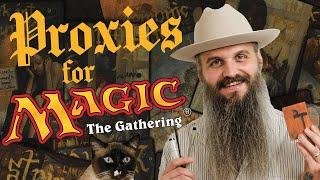 How I make Magic The Gathering Proxies - Tutorial on how to make your own Magic Cards