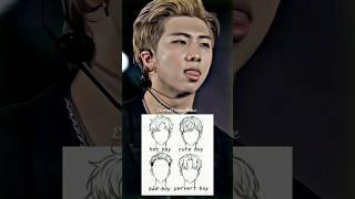 Kim Namjoon different hairstyle️ #bts #btsarmy #rm #namjoon #viral #trending #fypシ #fyp