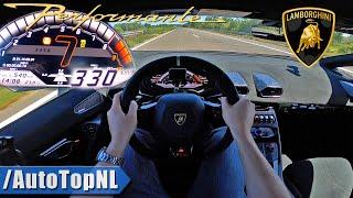 LAMBORGHINI Huracan Performante TOP SPEED 330km/h on AUTOBAHN [NO SPEED LIMIT!] by AutoTopNL