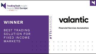 valantic FSA named as Best Trading Solution for Fixed Income Markets