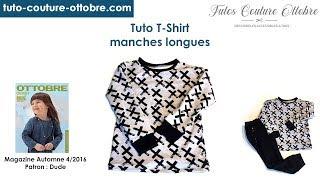 Tuto couture T-Shirt manches longues Ottobre Design