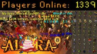 Alora RSPS : 1300+ Players Online! Biggest 8th Anniversary Drop Party!