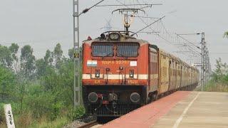 Speedy SINGLE LINE Trains Action | Katwa-Ahmadpur Section | Mayurakshi+Ahmadpur Passenger+RDSO