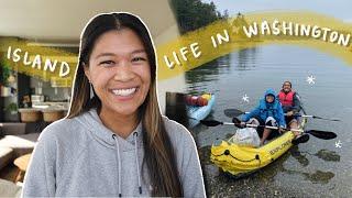 kayak camping vlog in washington (posey island) | summer weekend diaries