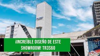 ¡INNOVADOR DISEÑO! Showroom Tr3s60  @unobra2308  | CONTENEDORES MAS+