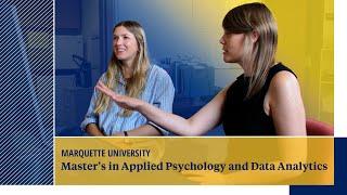 Master's in Applied Psychology and Data Analytics | Marquette University