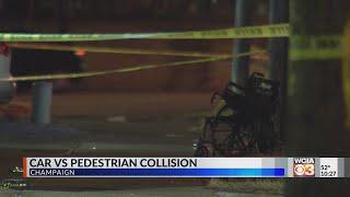 Pedestrian killed in Champaign crash