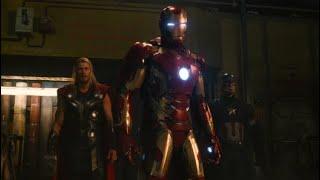 Iron Man vs Ultron Fight Scene - (HINDI) Salvage Yard - Avengers Age of Ultron (2015)  Movie CLIP