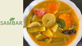 Traditional Sambar Recipe | Easy and Delicious