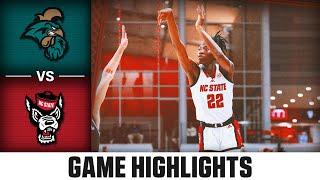 Coastal Carolina vs. NC State Match Highlights | 2024 ACC Womens's Basketball