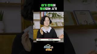 아기 면역이 형성되는 시기