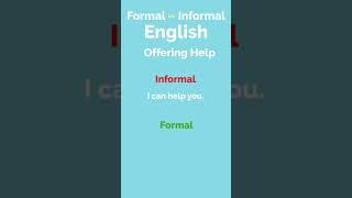 Formal vs  Informal English 5