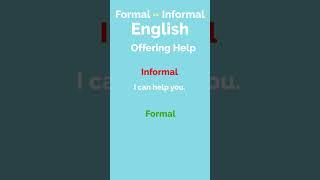 Formal vs  Informal English 5