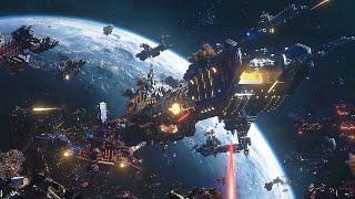 The Imperial Navy - Space Battle Scenes - WARHAMMER 40,000 Cinematic Fantasy Movie Scenes