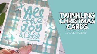 Interactive Twinkling Lights Christmas Card Idea