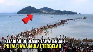 Ngeri.! pulau jawa mulai terbelah di demak jawa tengah mirip ramalan joyoboyo