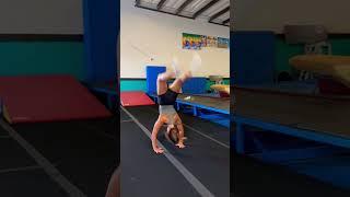 How many Back Handsprings did she do!? ‍️ #tumbling