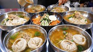 1000 bowls sold per day! Korean Traditional Market Noodles - BEST 4 / korean street food