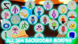 [ALL] How to get ALL 364 BACKROOMS MORPHS in Backrooms Morphs | Roblox