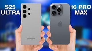 Samsung Galaxy S25 Ultra vs iPhone 16 Pro Max