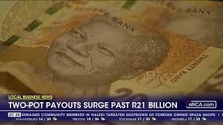 Two-pot payouts surge past R21 billion