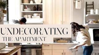 UNDECORATING THE APT | REMOVING PEEL AND STICK TILE, COUNTERTOPS, FLOOR.