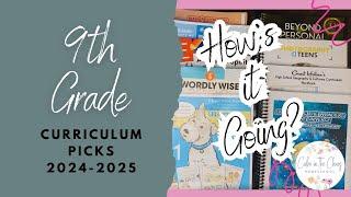 9TH GRADE CURRIULUM PICKS | Independent Subjects | How Are Things Going So Far? | 2024-2025