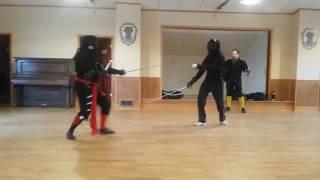 Rapier Seminar Rob Childs Sparring Connor Wood