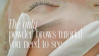 The Only Powder Brows Tutorial You Need To See