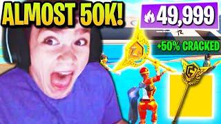 Mongraal LOVES *FLEXING* RAREST Pickaxe on Players at 50,000 Arena Points!