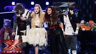 Only The Young sing Monster Mash / Crocodile Rock Mash Up | Live Week 4 | The X Factor UK 2014