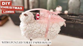 Upcycled Toilet Paper Roll Christmas Lambs: A Whimsical Holiday Delight