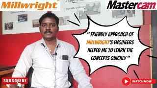 Mastercam training feedback from Mr Ramesh - Millwright CNC CAD CAM training center