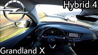 2020 Opel Grandland X Hybrid 4 (300 PS) POV Testdrive AUTOBAHN Beschleunigung & Speed