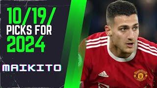 3-0 YOUTUBE PLAYER PROP SWEEP Best FIFA/Soccer bets, player prop, moneyline today 10/19 October 19th