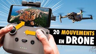 20 MOUVEMENTS à faire avec son DRONE ! De DÉBUTANT à PRO