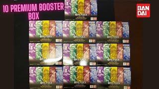 I OPENED 10 PREMIUM BOOSTER BOX STORAGE SET FROM ONE PIECE CARD THE BEST! PULL RATES, HITS AND MORE!