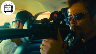 Sicario [2015] - Highway clash scene - [4k]