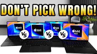 Which is the BEST Macbook to Buy? MacBook Pro M4 Comparison!