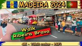 MADEIRA 2024 - Ribeira Brava - Scenic Walk - 4K - 10bit color - HiFi Sound #Tramtarie