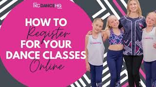 How to register online @KCDANCEHQ