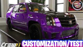 THE CREW 2 CADILLAC ESCALADE CUSTOMIZATION/TEST