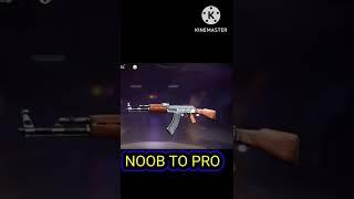 #short#freefire  NOOB TO PRO GUN COLLECTION #short