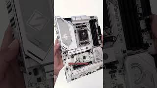 Say hello to the first all-white ASRock X870 Steel Legend WiFi motherboard  #asrock #funkykit