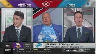 "Detroit are the best team in the NFL" - Rex Ryan claims Lions will dominate Vikings Week 17