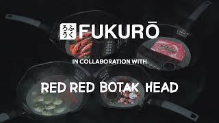 Fukuro Malaysia X Red Red Botak Head: Cooking with Fukuro Tatsu Non-Stick Fry Pan 20cm