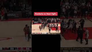 Rockets vs Heat Fight