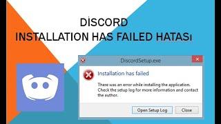 "DİSCORD" installation has failed hatası ÇÖZÜMÜ